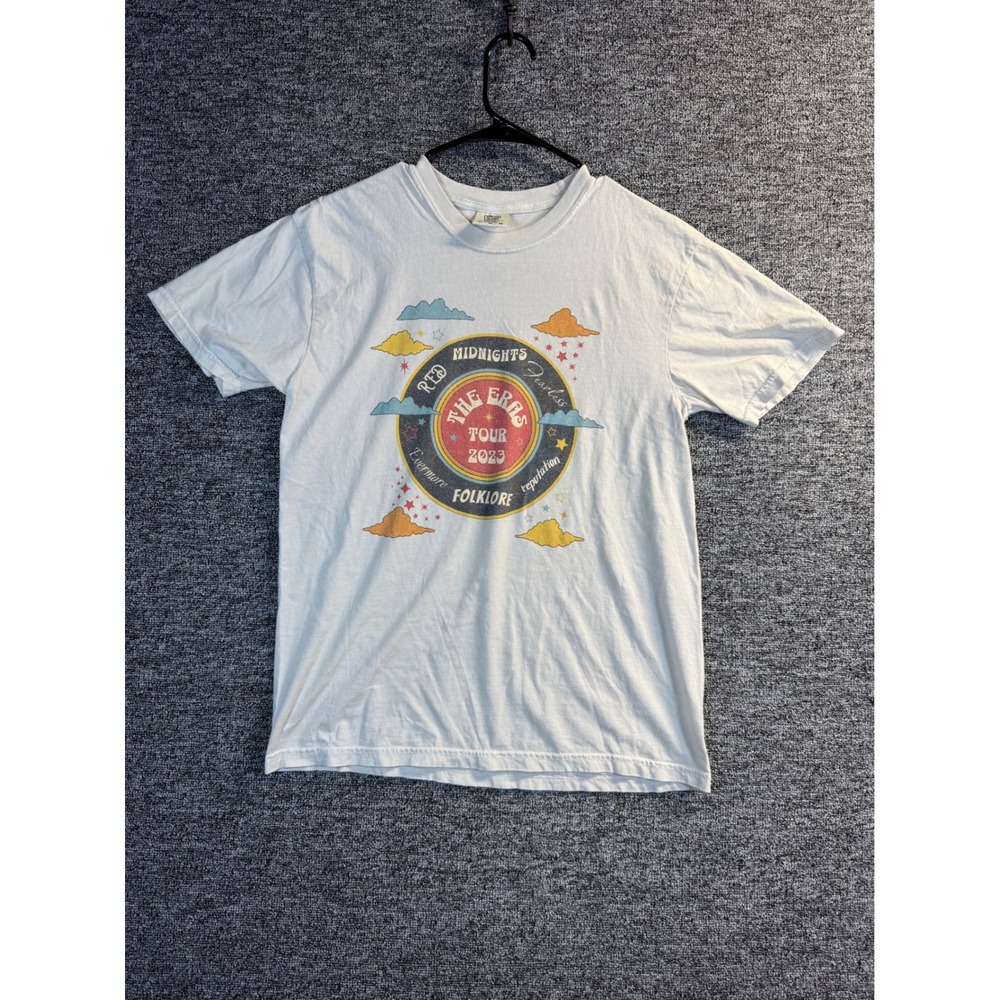 Comfort Colors The Eras Tour 2023 Graphic Tee Ivory Medium Midnights Folklore
